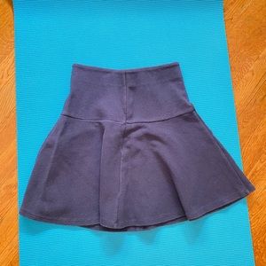 Navy blue mini skirt